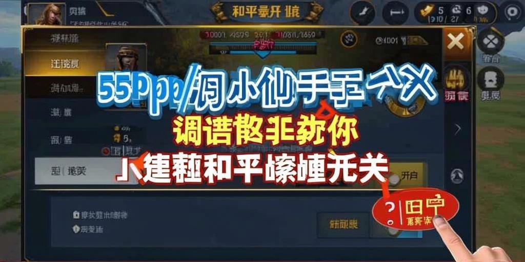 和平精英【CT5】内部辅助外挂